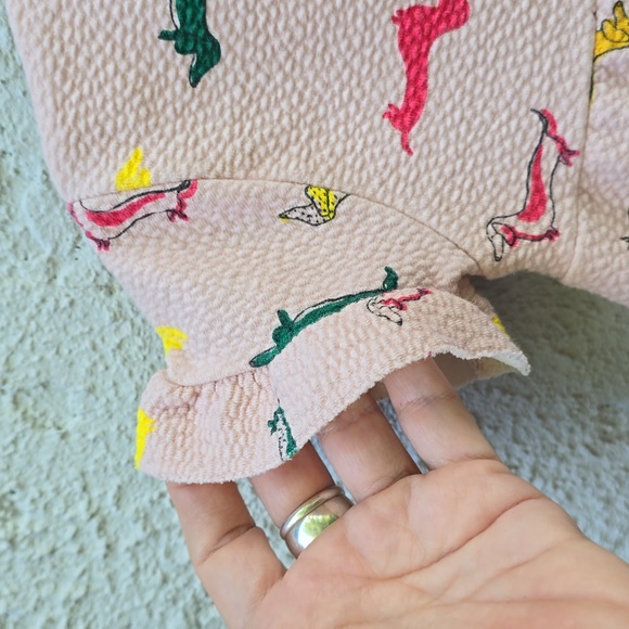 Zara Pink Weiner Dog Dachshund Puppy Dress - Picture 3 of 5